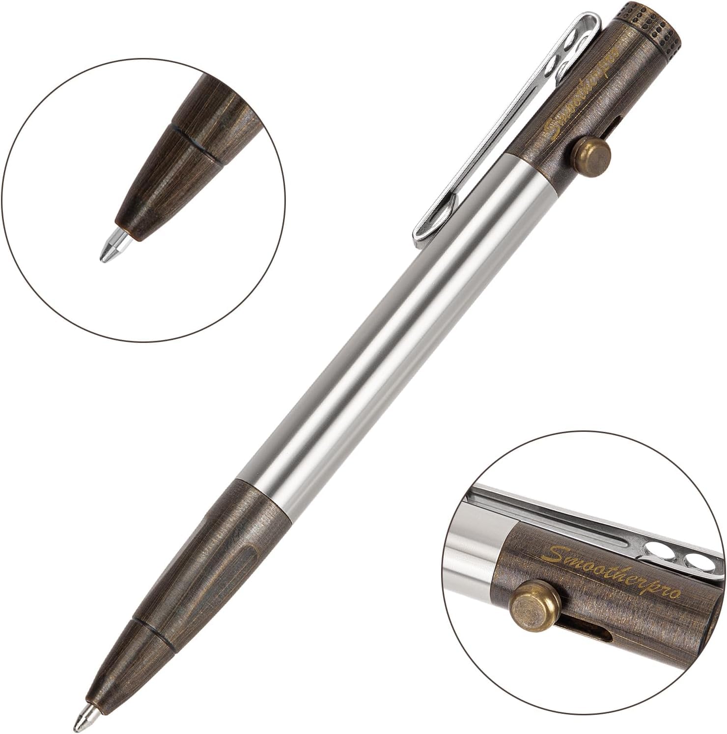 SMOOTHERPRO Ballpoint Pen, Natural - Image 3