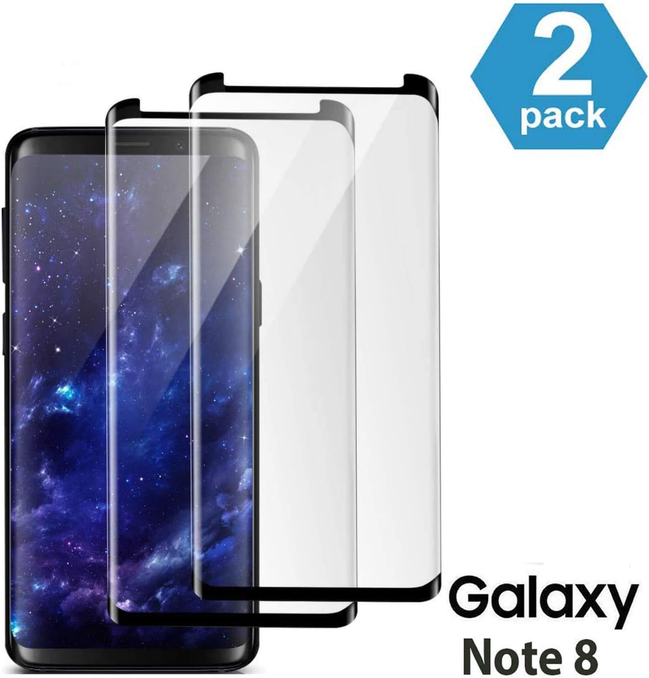 Galaxy S9 Screen Protector,(2-Pack) Tempered Glass Screen Protector [Force Resistant up to 11 pounds] [Full Screen Coverage] [Case Friendly] for Samsung S9(Released in 2018)