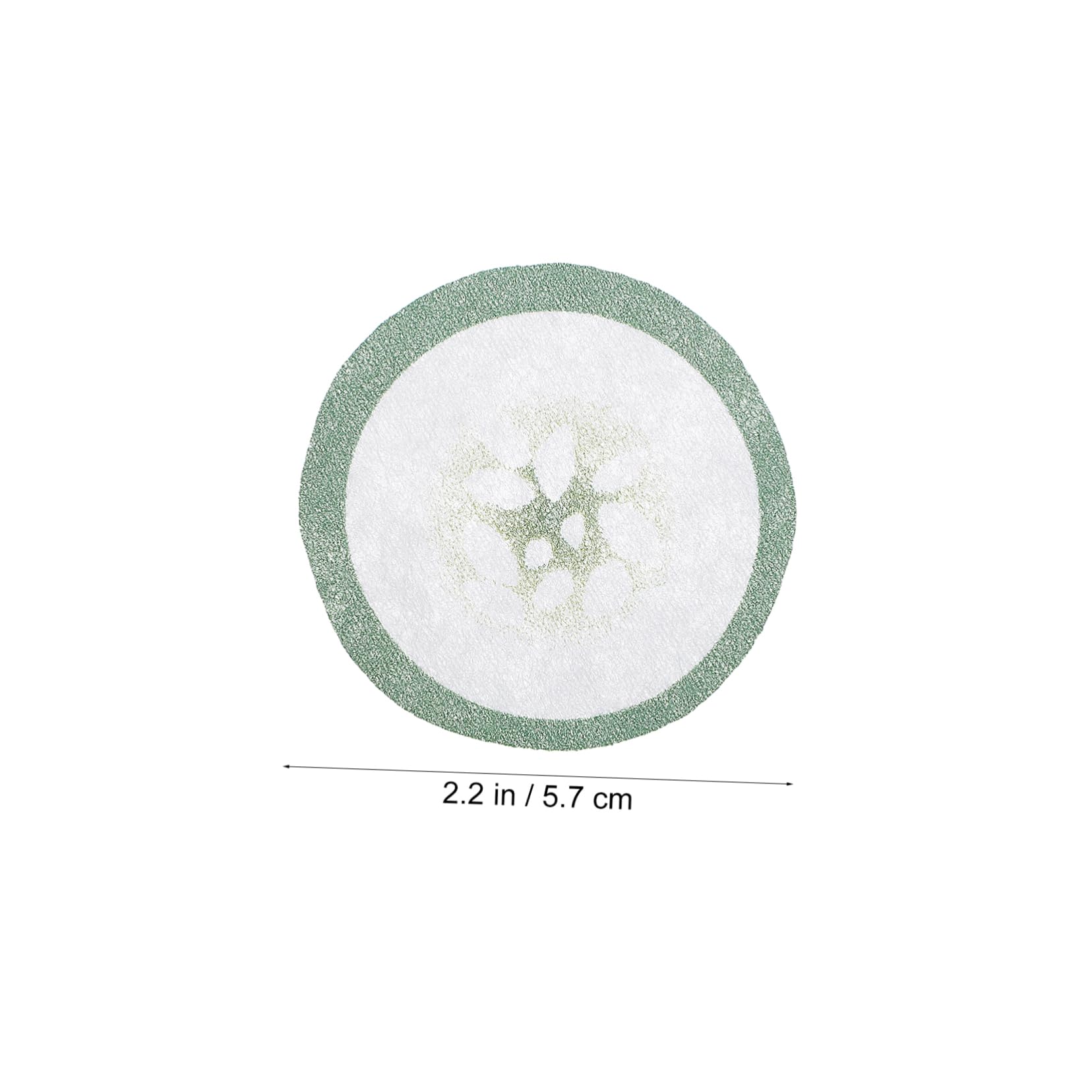 Ipetboom Skin Care Eye Mask Pcs Cucumber Eye Covers Nonwoven Beauty Mask Safe for Sensitive Skin Green