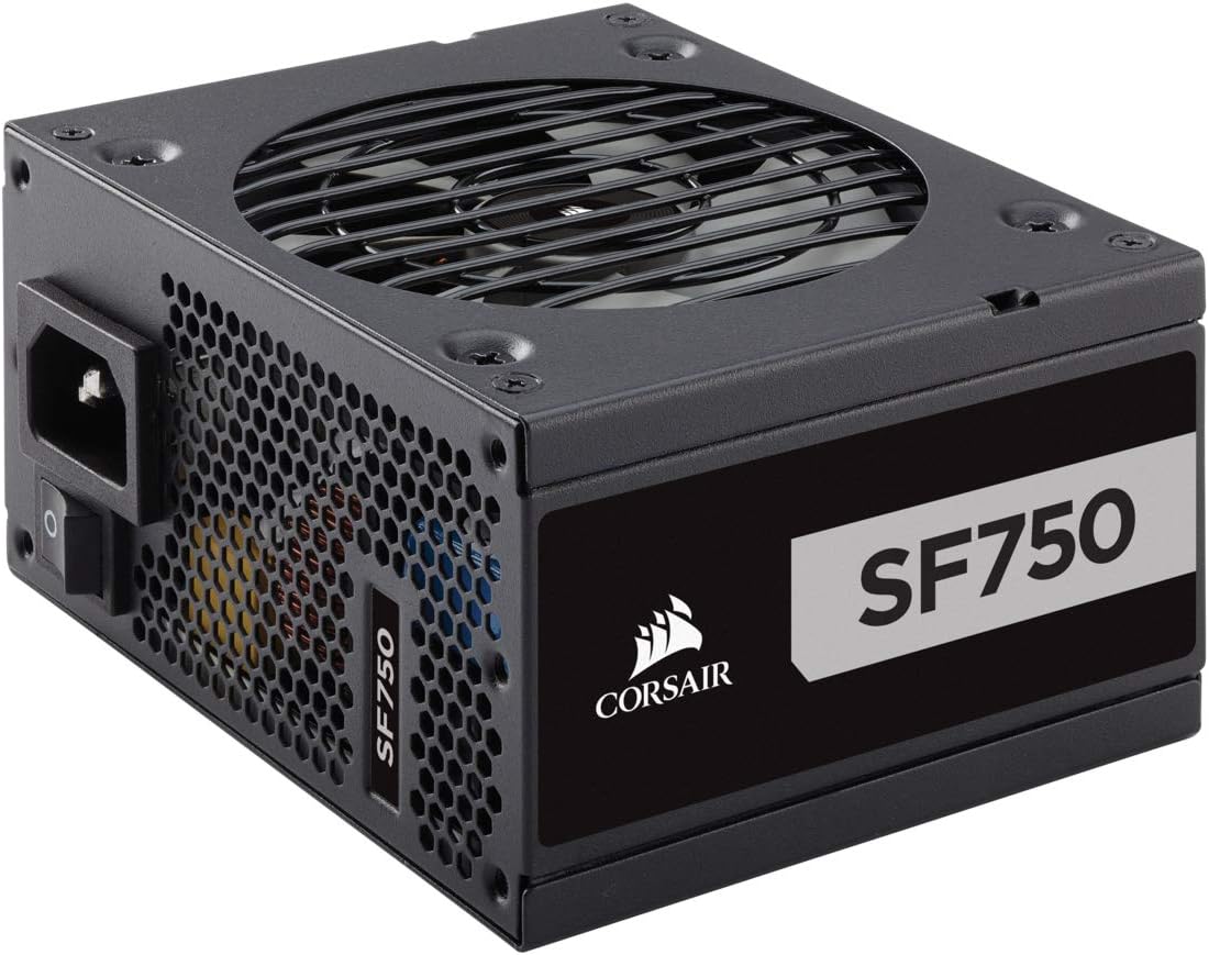 Corsair CP-9020186-EU, SF750, SF Series, 750 Watt, Modular Complete, 80 Plus Platinum Power Supply - Black (EU)