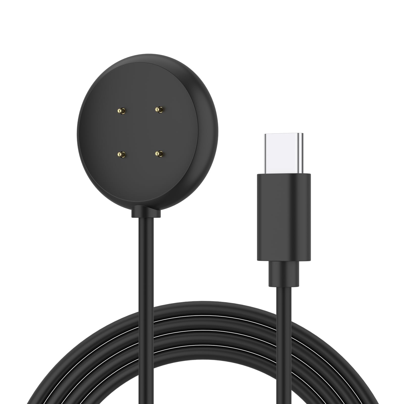 Oumida Charger for Google Pixel Watch 2 / Google Fitbit Ace LTE Charging Cable, Replacement USB Type C Magnetic Charging Cord Stand for Google Pixel Watch 2 / Fitbit Ace LTE Accessories, 3.3FT, Black