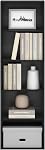 Furinno Luder Bookcase/Bookshelf/Storage Des étagères, 5-Tier, Bois noir