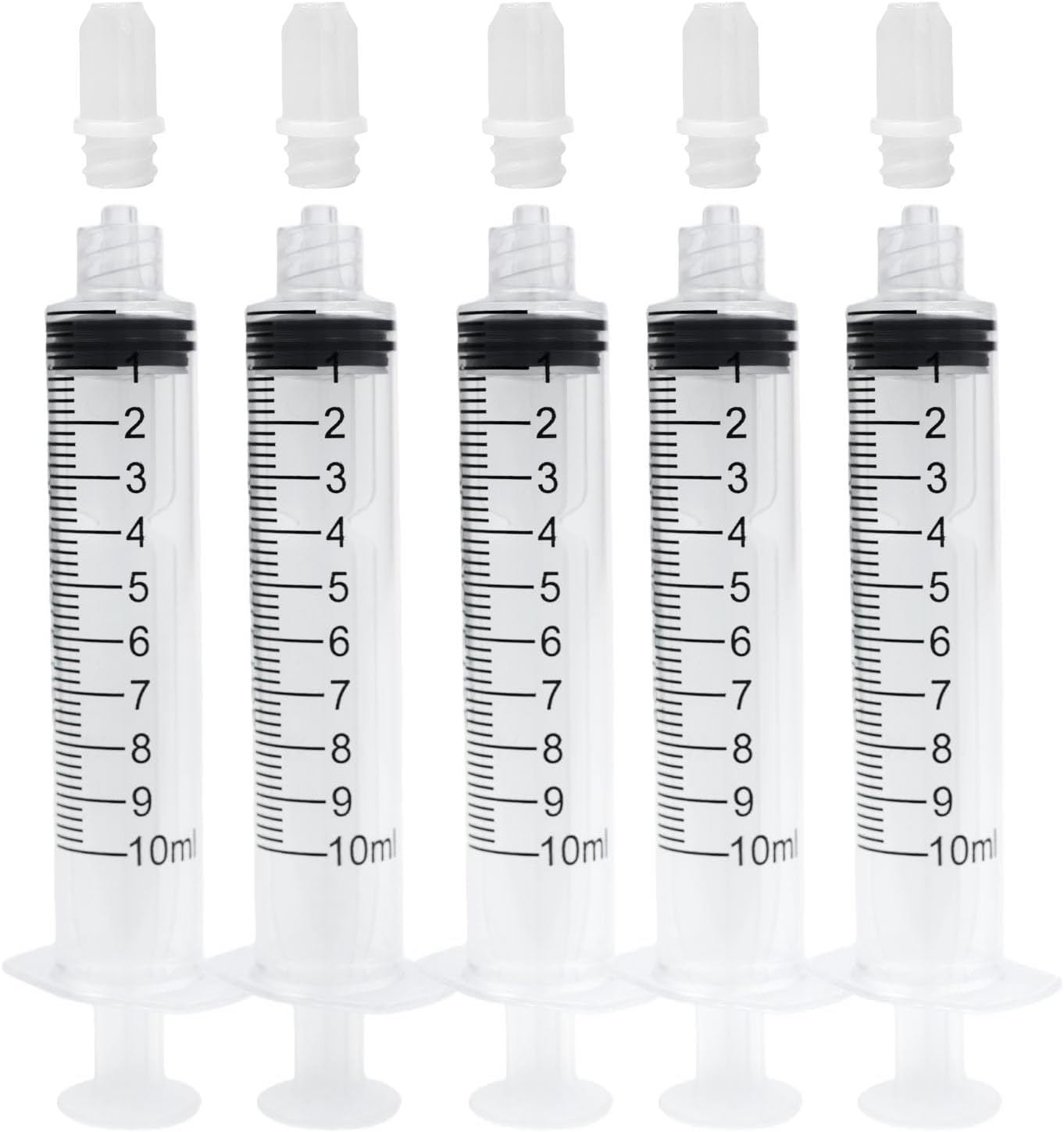 10ml Syringes Without Needles, 10cc Luer Lock Syringe - Disposable Individually Wrapped(100 Pack)