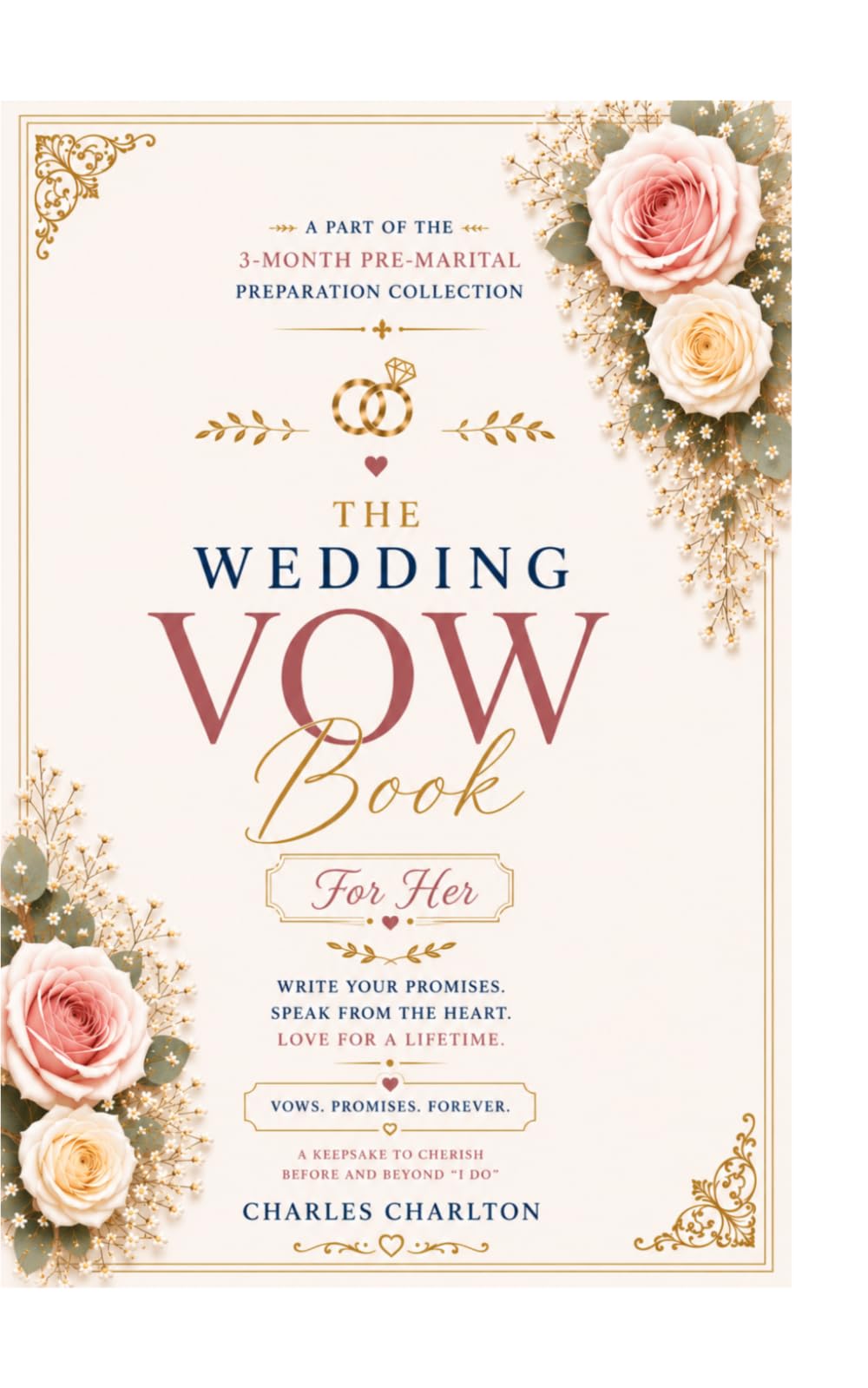 The Wedding Vow Book For Her: A Bride's Keepsake Journal for Writing Your Wedding Vows & Promises