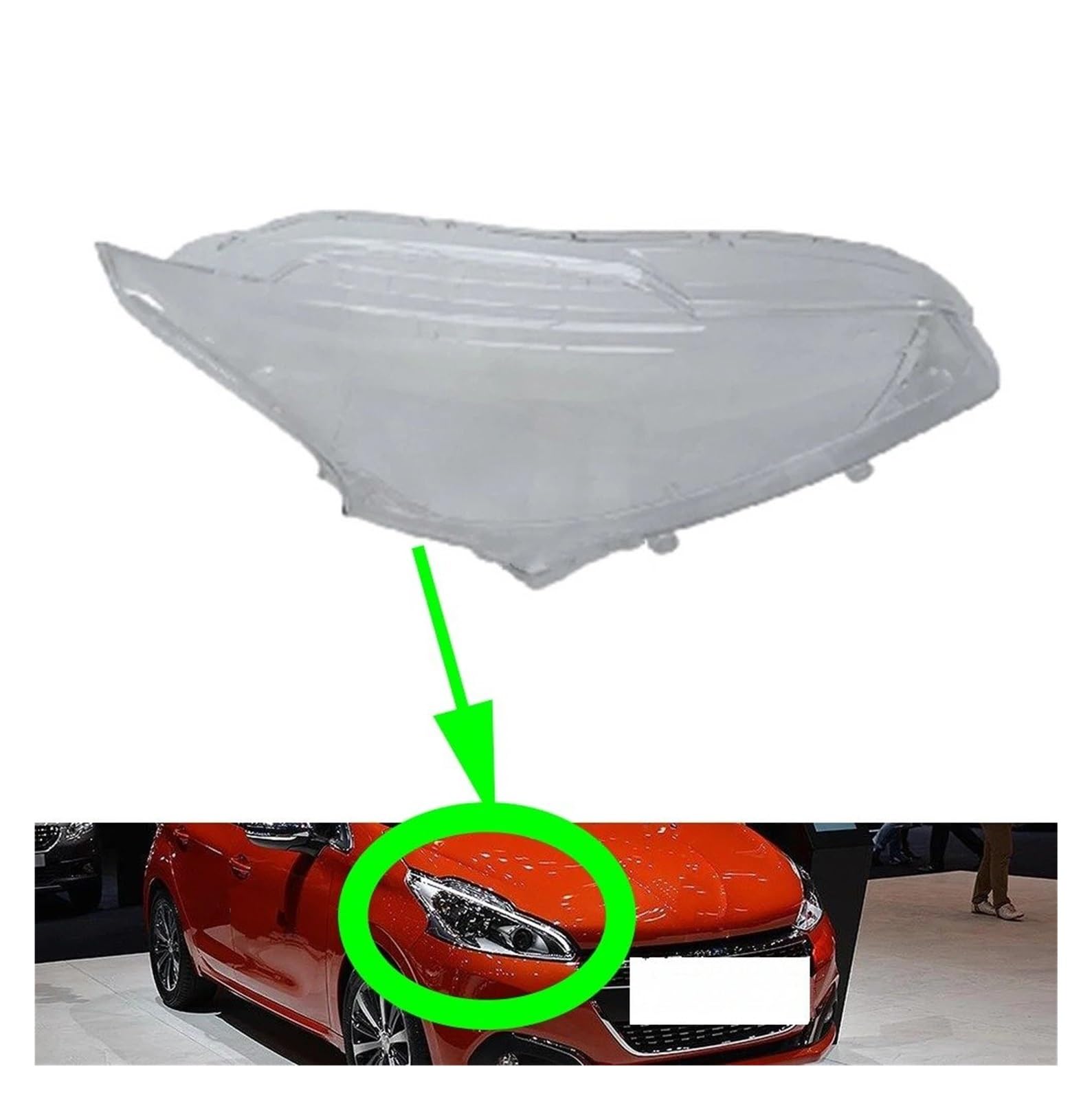 MYVPRO Carcasa Transparente Para Faros De Peugeot 508 (2011-2014): Protege Y Renueva La Luz De Tu Coche