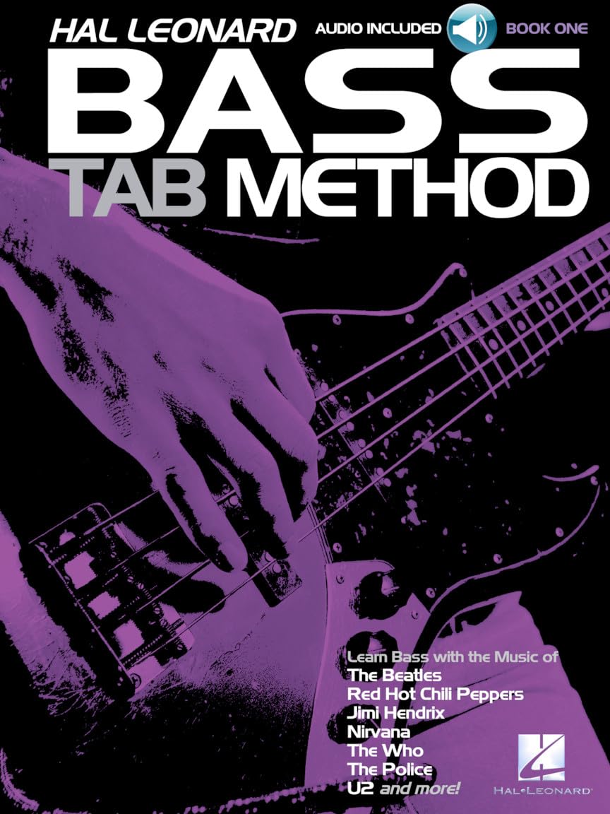Hal Leonard Bass TAB Method. Includes Audio Online