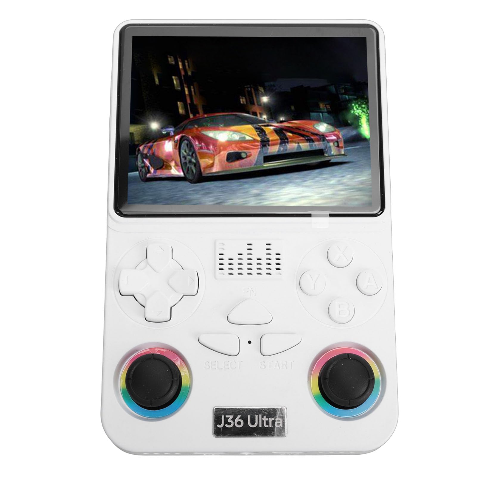 Retro-Handheld-Spielekonsole, 4-Zoll-Bildschirm-Spielekonsole, Integrierte 64-GB-Speicherkonsole mit 22000 Klassischen Spielen WiFi 5.1 für Spieler Jeden Alters (White)