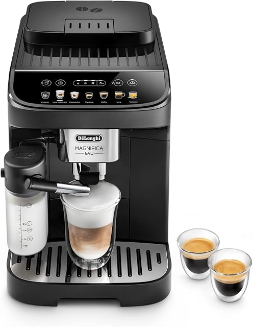De'Longhi Magnifica Evo, Bean to Cup Coffee and Cappuccino Maker, ECAM292.81.B, Black