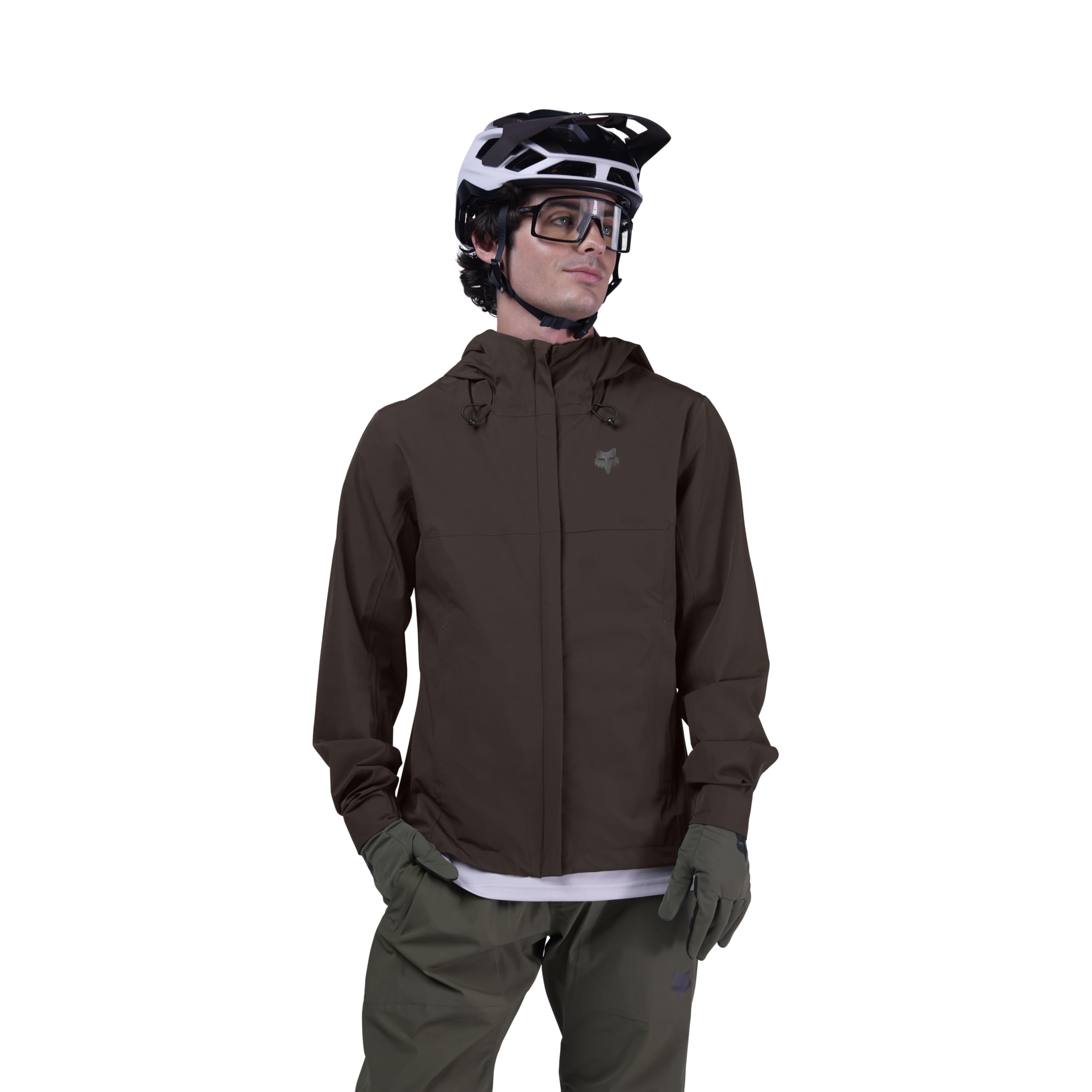 Fox - RANGER WATER JACKET Outerwear - Adult Men's - MTB jacket, cycling outerwear, trail jacket, mountainbike coat, Cocoa, M