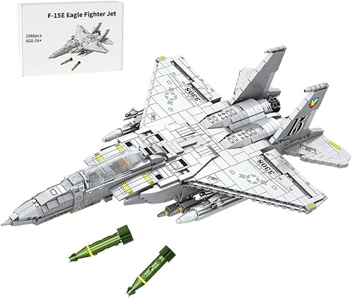 Technic F-15E Eagle Fighter Jet Kit de construcción, serie militar de bloques de construcción (2216PCS)