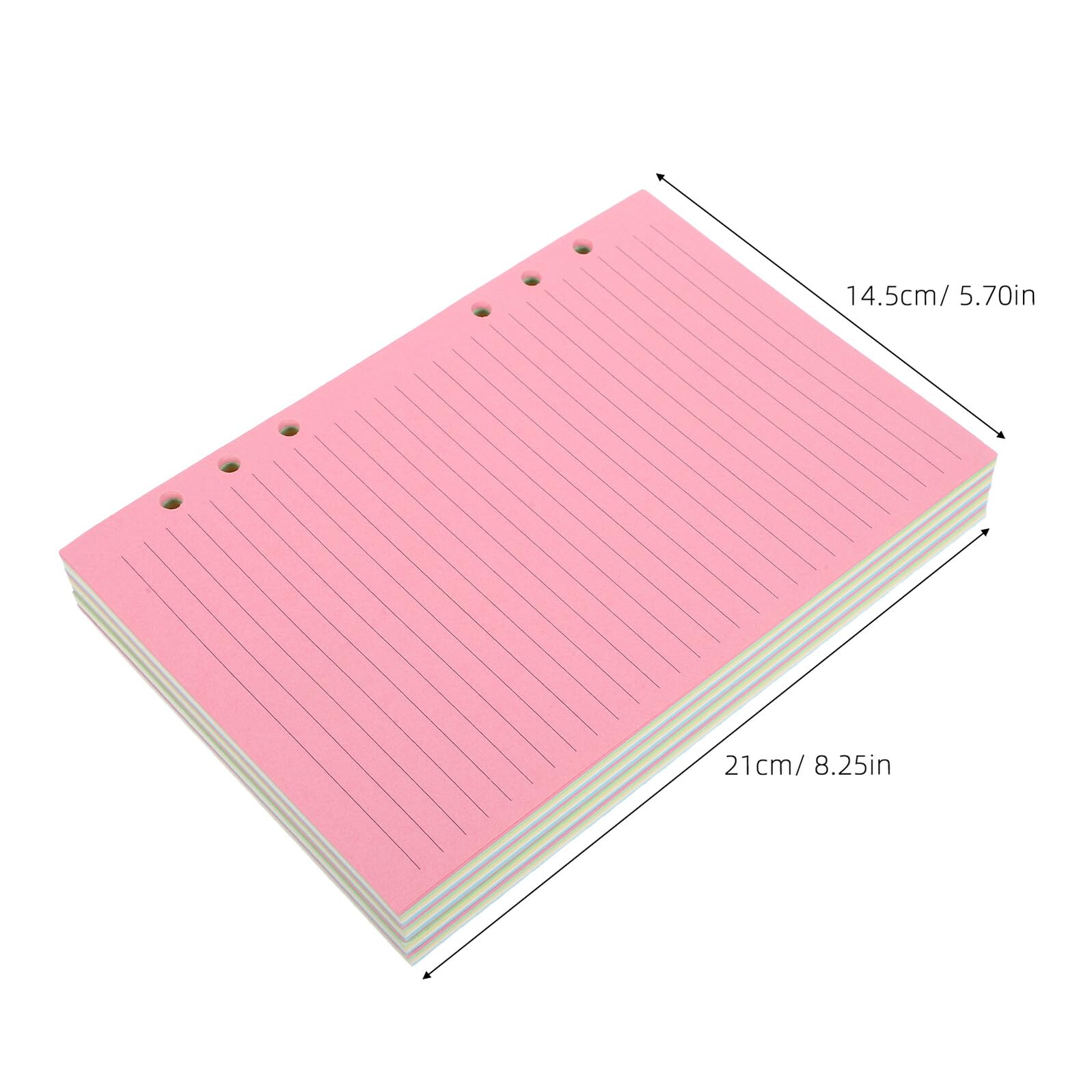 Papier À Feuilles Mobiles 4 Feuilles Papier Ligné De Recharge Pour Classeur Pour Petits Cahiers Pour Cahiers