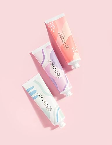 Miniatura 2 de Musee Crema de manos  Geranio y Rosa  Loción de manos orgánica hidratante perfumada con manteca de karité  Gran regalo para mujeres y piel sensible