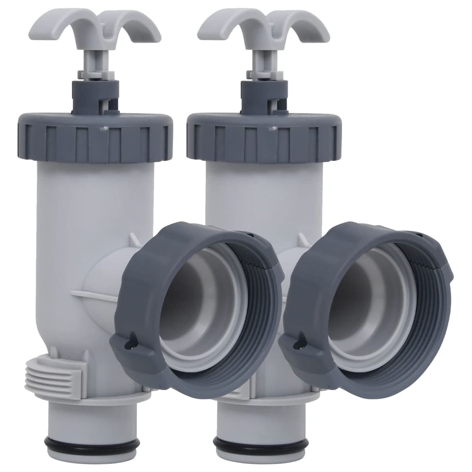 Homgoday Válvulas de émbolo para piscina, 2 piezas, kits de mantenimiento de piscina y spa, hogar y jardín