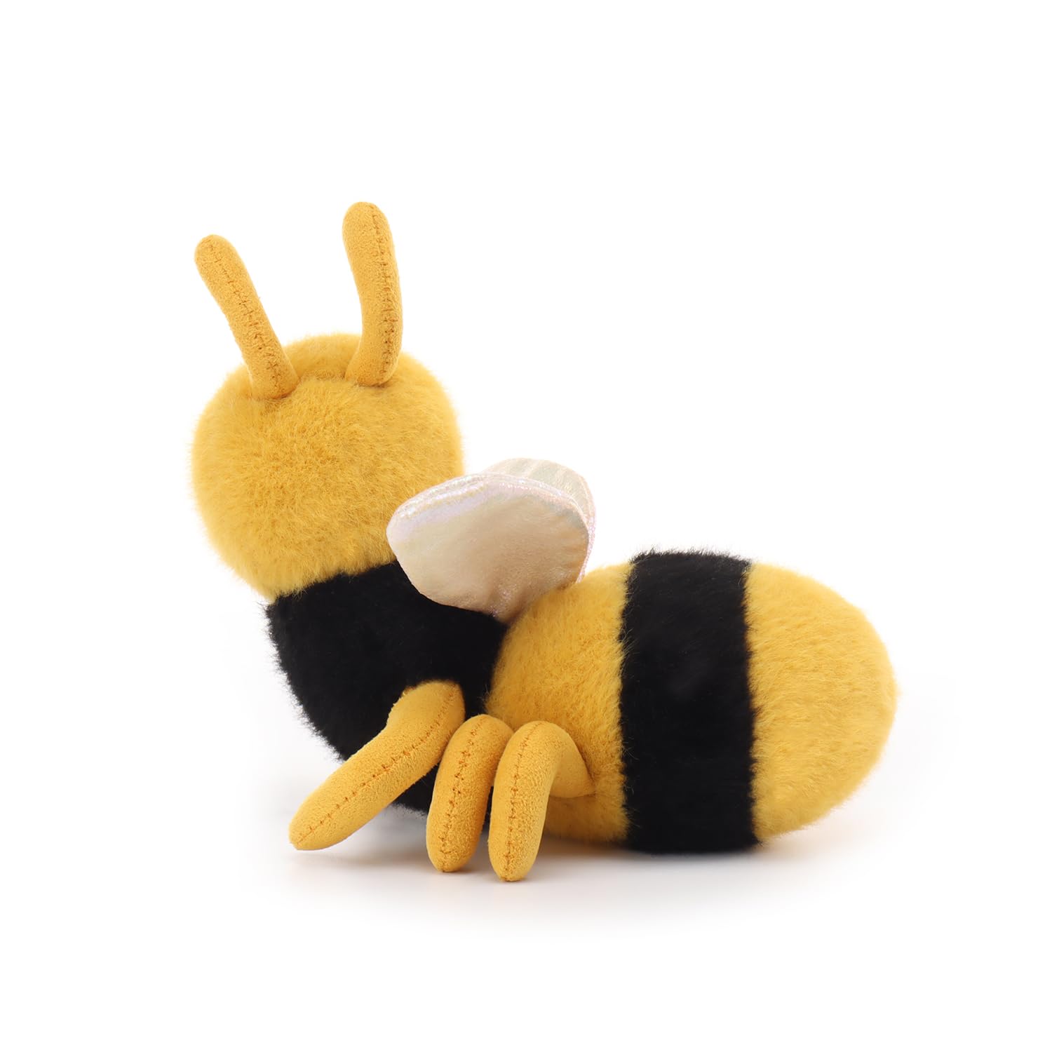 Apricot Lamb Curious Bee Plushies Stuffed Animals for Baby Girl and Boy Soft Cute Plush Toys for Kids Insect Bug 7 Inches - Image 4