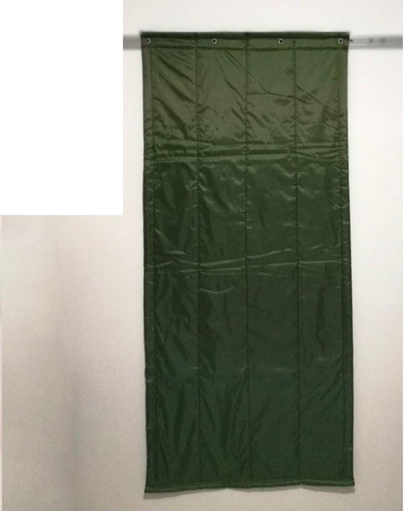 TWHZJNCGSKO Cotton Curtain Thicken Winter Wind-Proof Keep Warm soundproof Curtain Cold air Conditioner Curtain Warm Curtain-H 90x220cm(35x87inch)