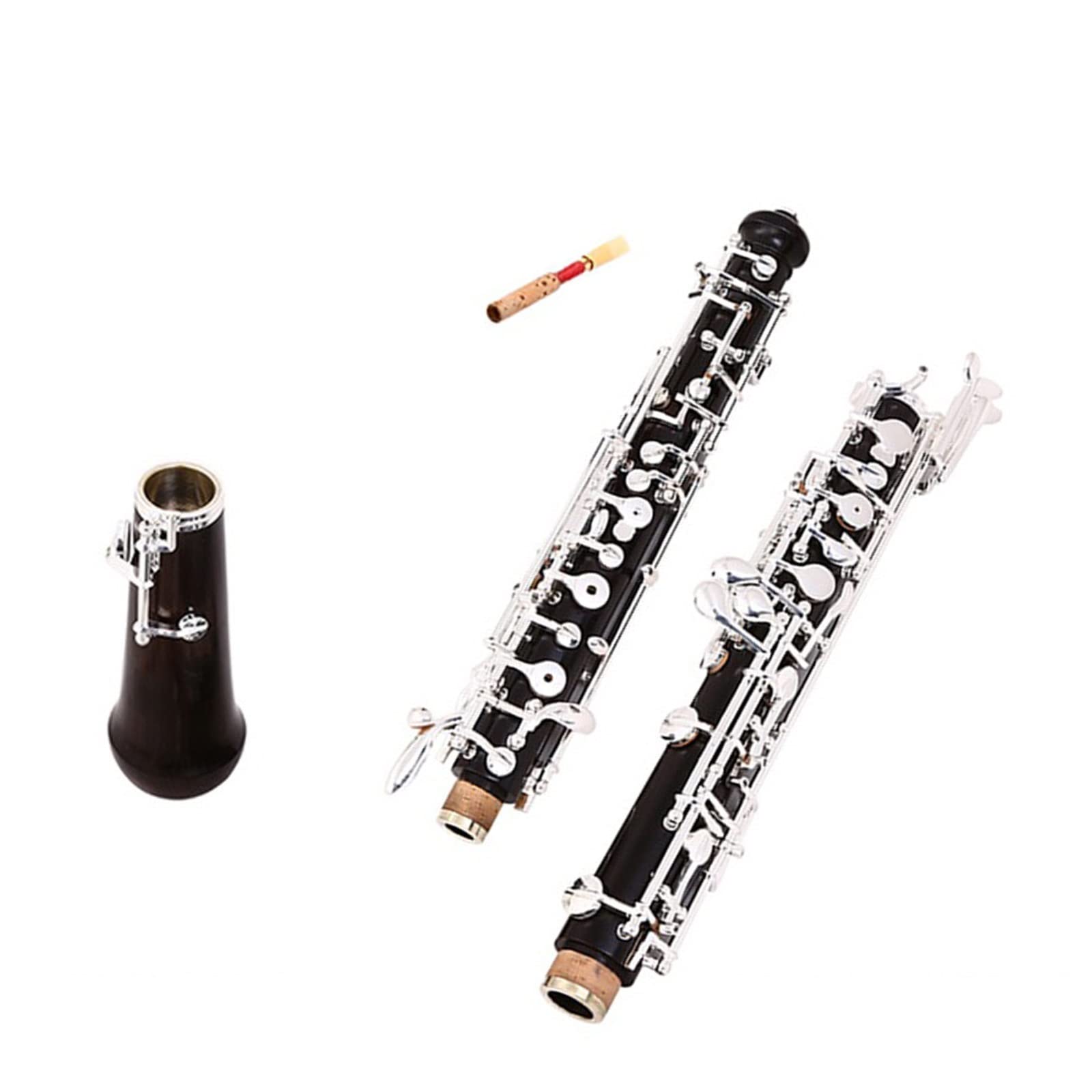 Oboe Oboe Semiautomatico Accordatura in Do Corpo in Bachelite Dura Tasti Argentati Oboe Strumento A Fiato