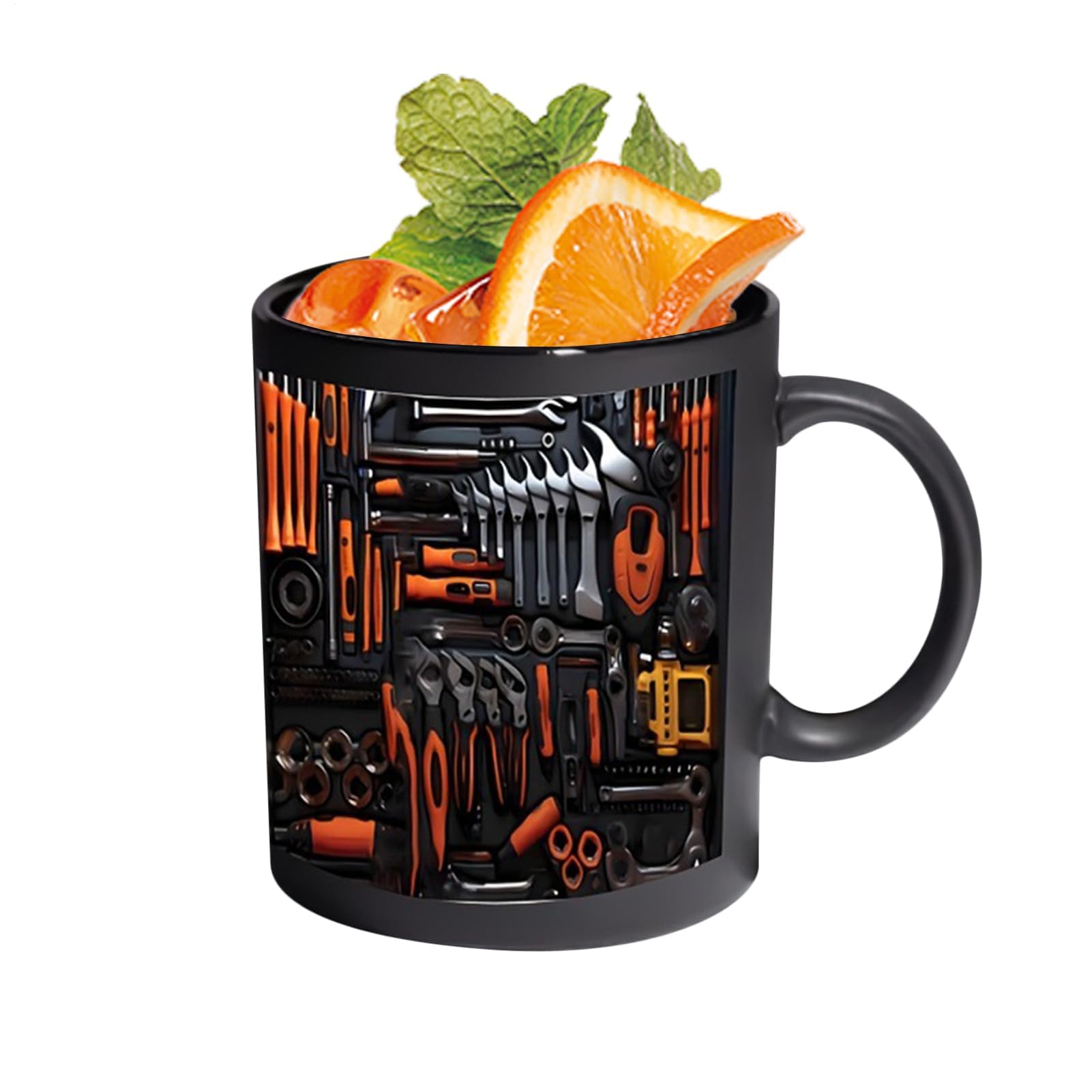 Muiltvoe Ceramic Mug, Funny Microwave-Safe Toolbox Coffee Cup, Ceramic Drinkware for Hot & Cold Beverages, Tea, Milk, Water, Juice, Home, Camping, Dorm, Hotel, Apartment