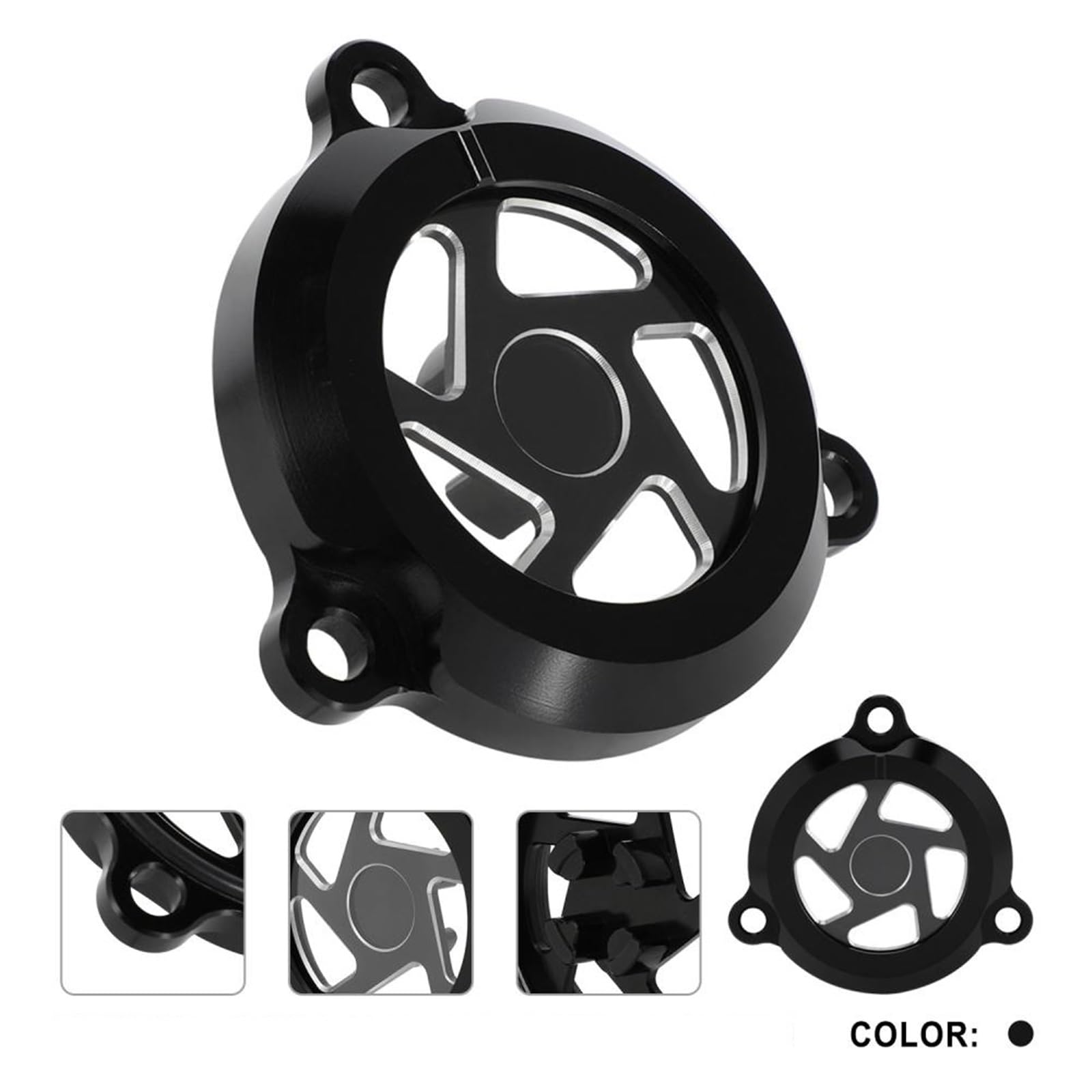 Filtr oleju motocyklowego Pasuje do Kawasaki KLX 140 2008-2022 140L 2017-2024 140G 2014-2019 Osłona filtra oleju silnikowego motocykla(Green)