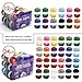 Acrylic Yarn Skeins 24 x 50g - 2400 Yards - Yarn for Crocheting - Soft Crochet Yarn for Knitting and Crafts - Multicolored Crochet Craft Yarn for Adults and Kids - 24 Pack