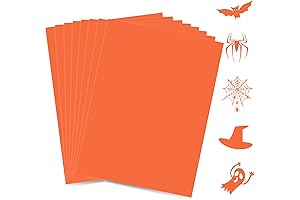 30 Sheets Neon Orange Paper, 8.5 x 11