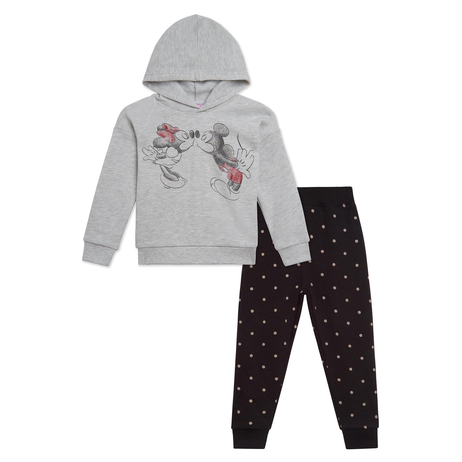 Conjunto de sudadera Disney crossover y jogger moderno para niñas activas 7