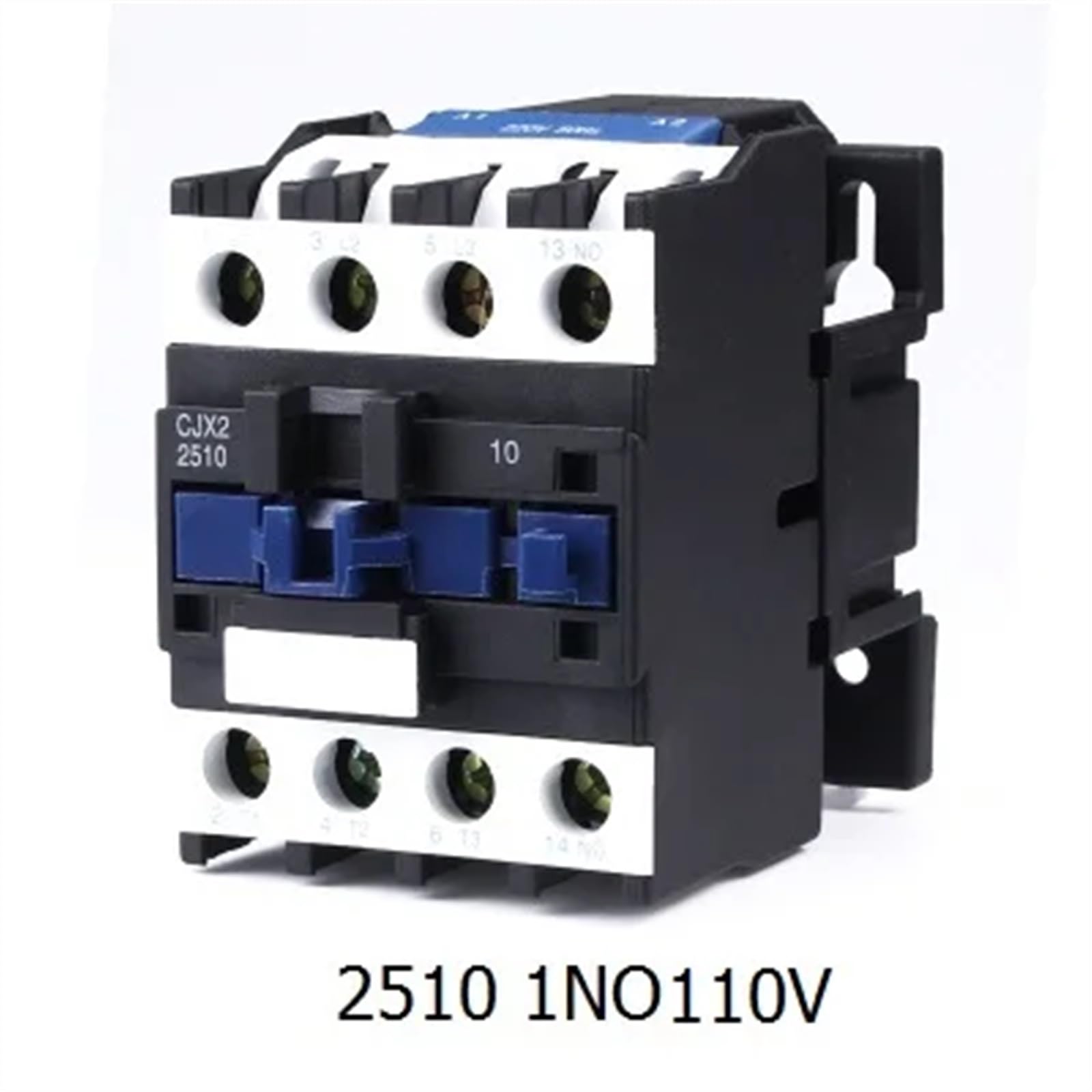 Stycznik AC 25A CJX2-2510 2501 trójfazowy 3-biegunowy bez napięcia cewka 380 V 220 V 24 V 50 Hz Montaż na szynie DIN 3P +1 nie normalnie otwarty (2510 110 V)