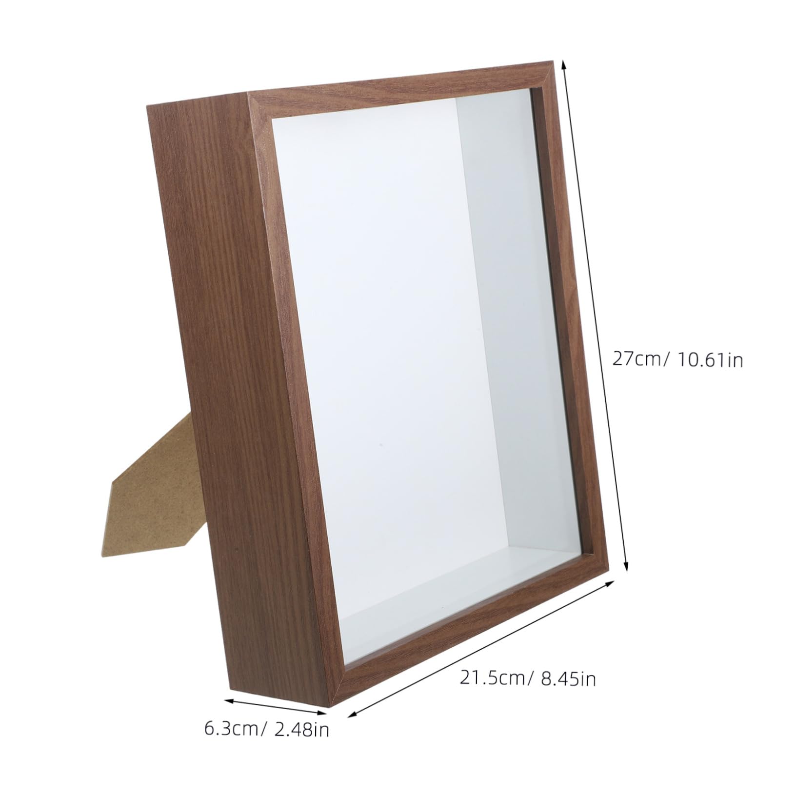 GOOHOCHY Tickets Storage Box for Travel Memories Decorative Holder for Tickets Corks Keepsakes Compact Density Board Design Lightweight Practical Souvenirs