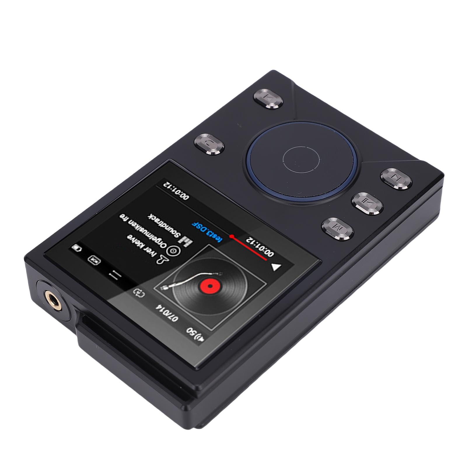 Ausla Lettore MP3 HiFi Lettore Audio Digitale in Lega di Zinco con Bluetooth 5.4 16 GB Fino a 256 GB Riproduzione Senza Perdita DSD FLAC Runtime 20 Ore per Audiofili Viaggi Auto Casa (Scheda di