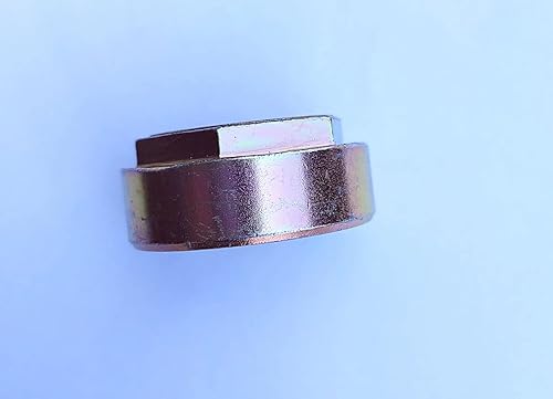 Miniatura 2 de QYR Buje de dirección hexagonal Cub Cadet LT1046 compatible con MTD 741-04237B 941-04237B; 1/2" de grosor y 1-1/8" de diámetro de aleación duradera