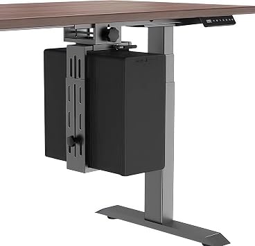Fixed Server Rack, No Punching Required, Computer Rack, High Load Capacity 20kg, Hanging CPU Wagon, Side Wagon, PC Rack, Adjustable 5.63-9.57 inches 143-243 mm Alloy Material, Heat Dissipation