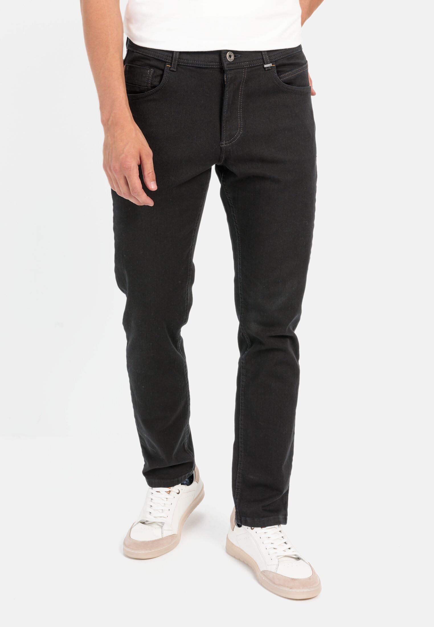 camel active Herren Regular Fit Regular Fit 5-Pocket Jeans | Regular Fit 5-Pocket Denim aus Baumwolle mit leichtem Stretch