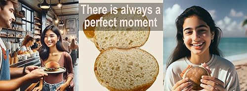 Miniatura 5 de Bollo artesano sin gluten, 11.3 onzas, 4 bollos, 1 paquete, certificado sin gluten, sin frutos secos, sin lactosa, kosher