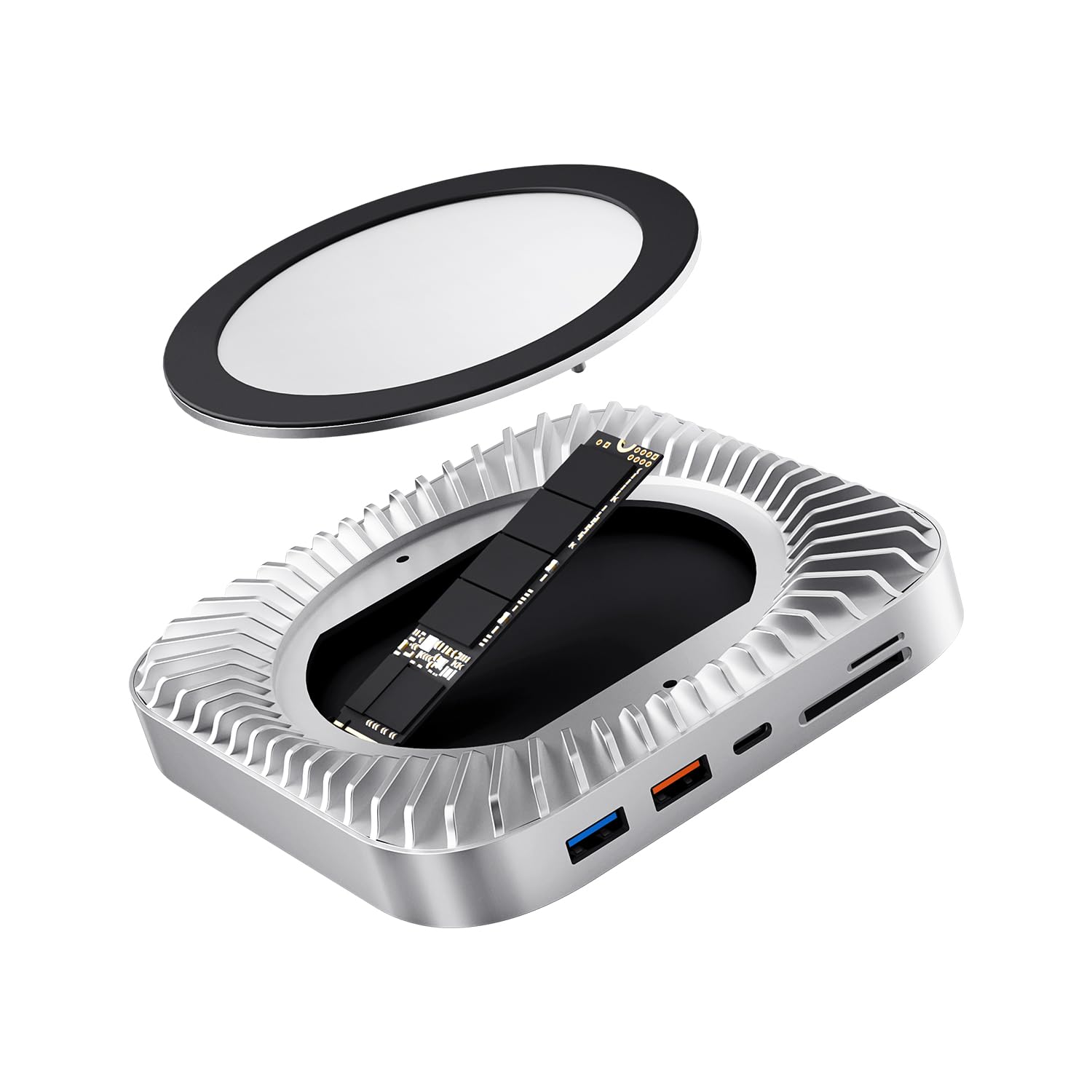 Amazon | Mac Mini M4 対応ハブ USB-Cハブ 10-in-1 -NVMe SSD拡張機能 