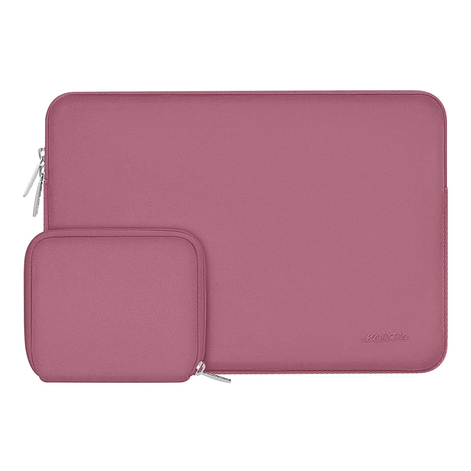 MOSISO Laptop Case 13 inch, 13 inch Laptop Sleeve Bag Compatible with MacBook Air M5 M4 M3 M2 M1 2026-2018 / Neo A18 chip/Pro 13 M2 M1, Neoprene Computer Sleeve Bag with Small Case, Baby Pink — view 42
