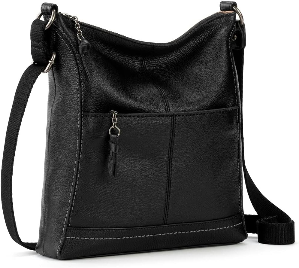 The Sak Womens Lucia Leather Crossbody CROSSBODY