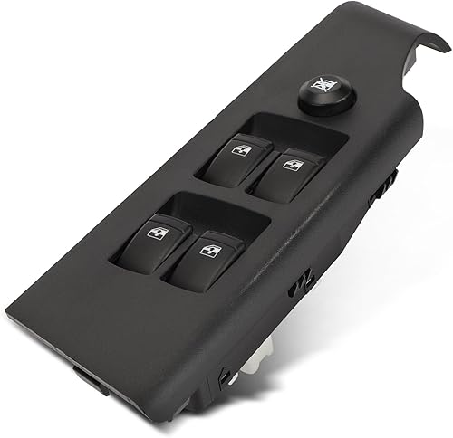 A-Premium Interruptor de elevalunas eléctrico principal compatible con Chevrolet Aveo 2007-2008, lado delantero izquierdo del conductor, repuesto #