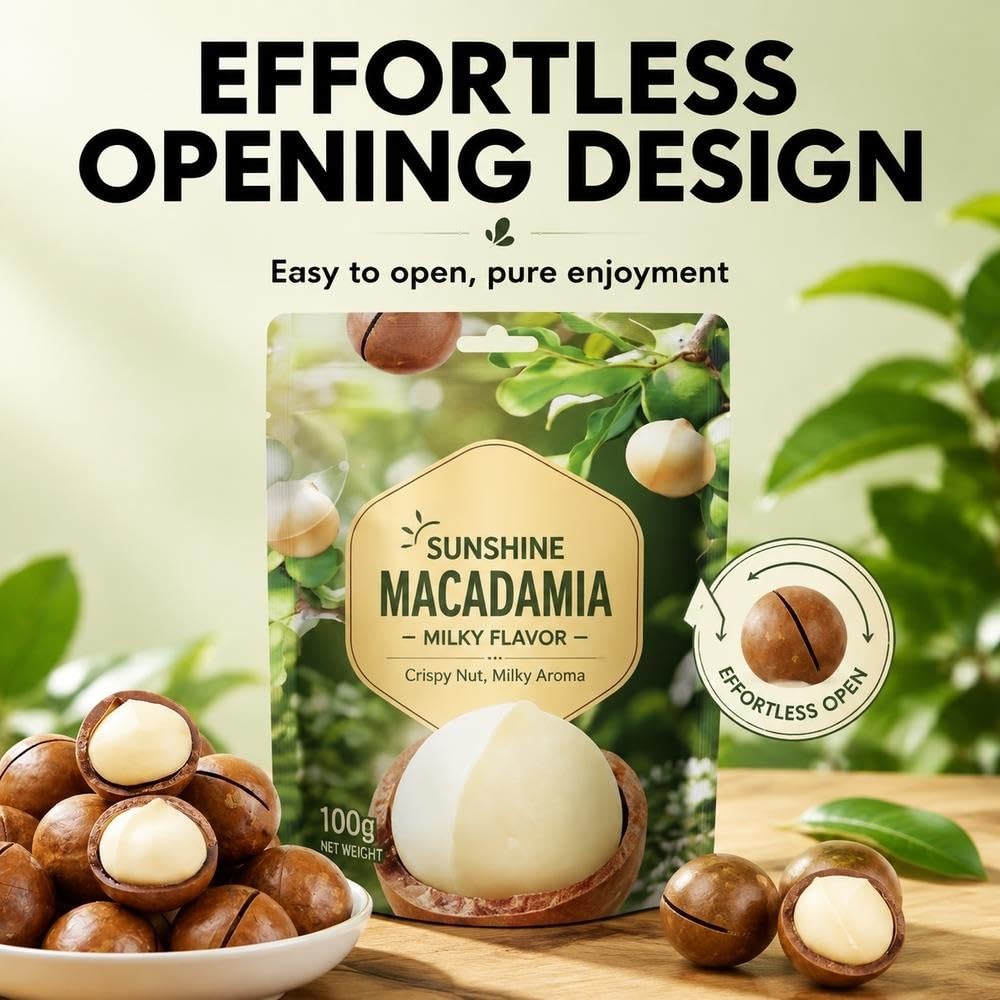 Macadamia cremose 100 g x2 con sacchetti apri