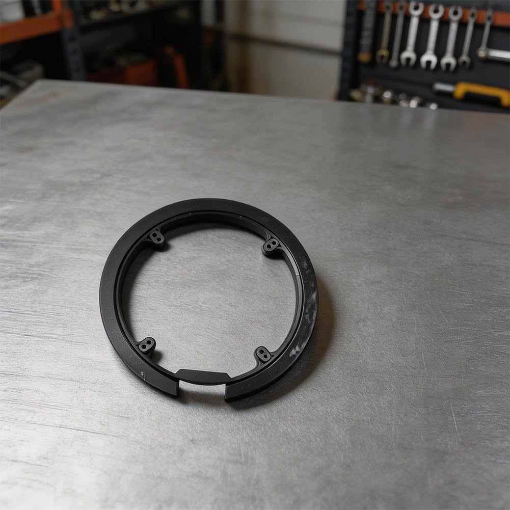 Feeshoppher Protection de plateau de vélo 42/44 dents en polypropylène léger pour protéger le plateau de la boue et de la graisse - Convient pour VTT Feeshoppher Protection de plateau de vélo 42/44 dents en polypropylène léger pour protéger le plateau de la boue et de la graisse - Convient pour VTT