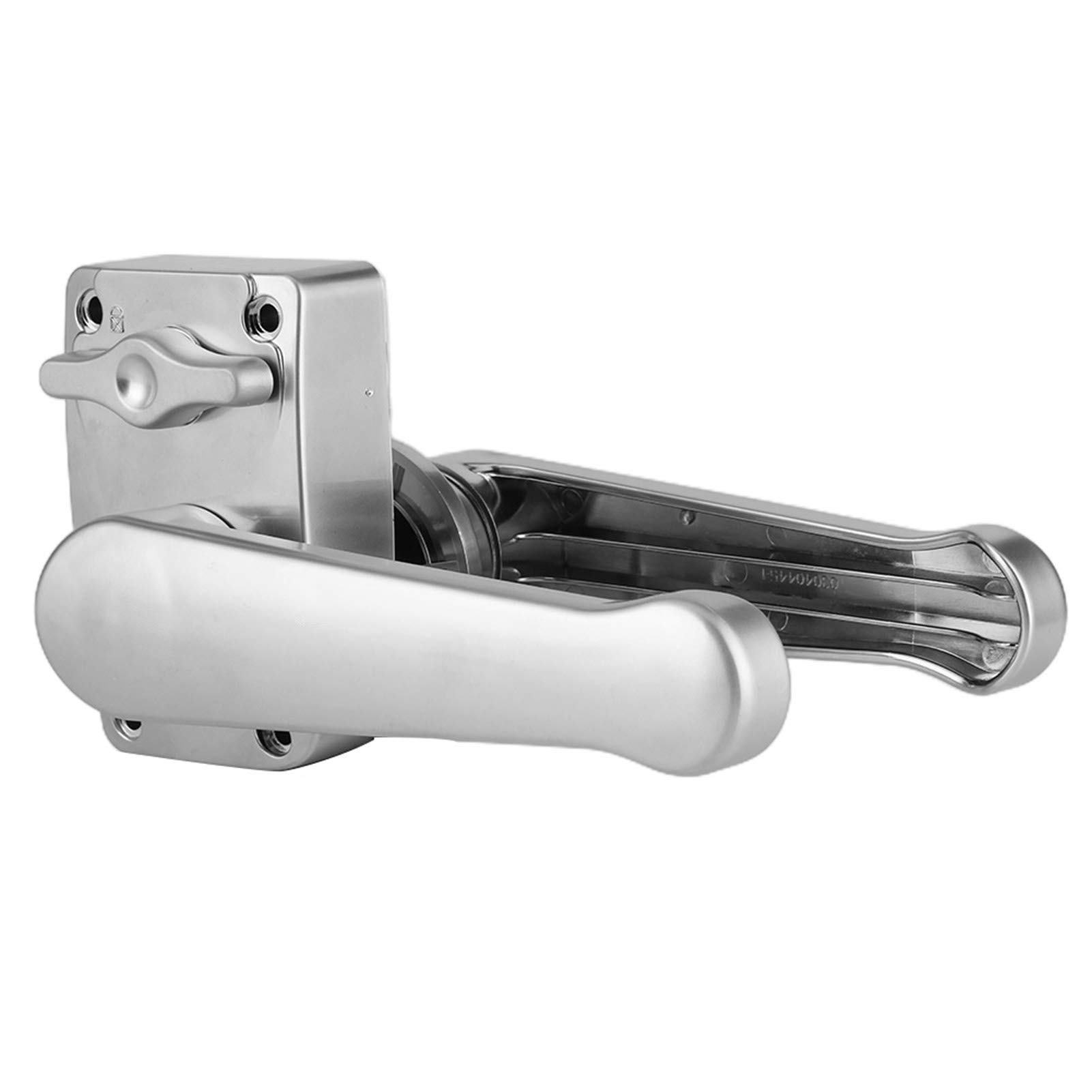 EBTOOLS per pulsante porta bagno serratura della porta del bagno RV, set di serratura della leva della porta del WC manopola della maniglia del bagno Cromo lucido per camper camper Yac