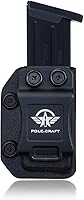 Vista 67 de POLE.CRAFT IWB/OWB - Funda para cargador Kydex - Mag Carrier se adapta a: 0.354 in .40 Double Stack/0.354 in .40 Single Stack - P365 1911 Glock 19