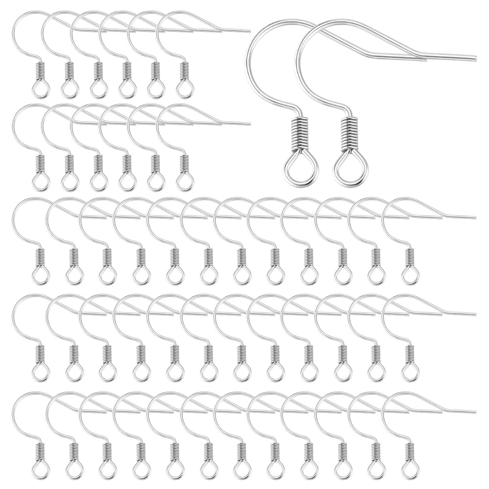 168 Spilloni In Acciaio Inox Per Gioielli - Testa Piatta, 50 Mm, 0.6 Mm