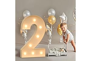 Mosaic Marquee Number 2: The Perfect Second Birthday Party Decoration