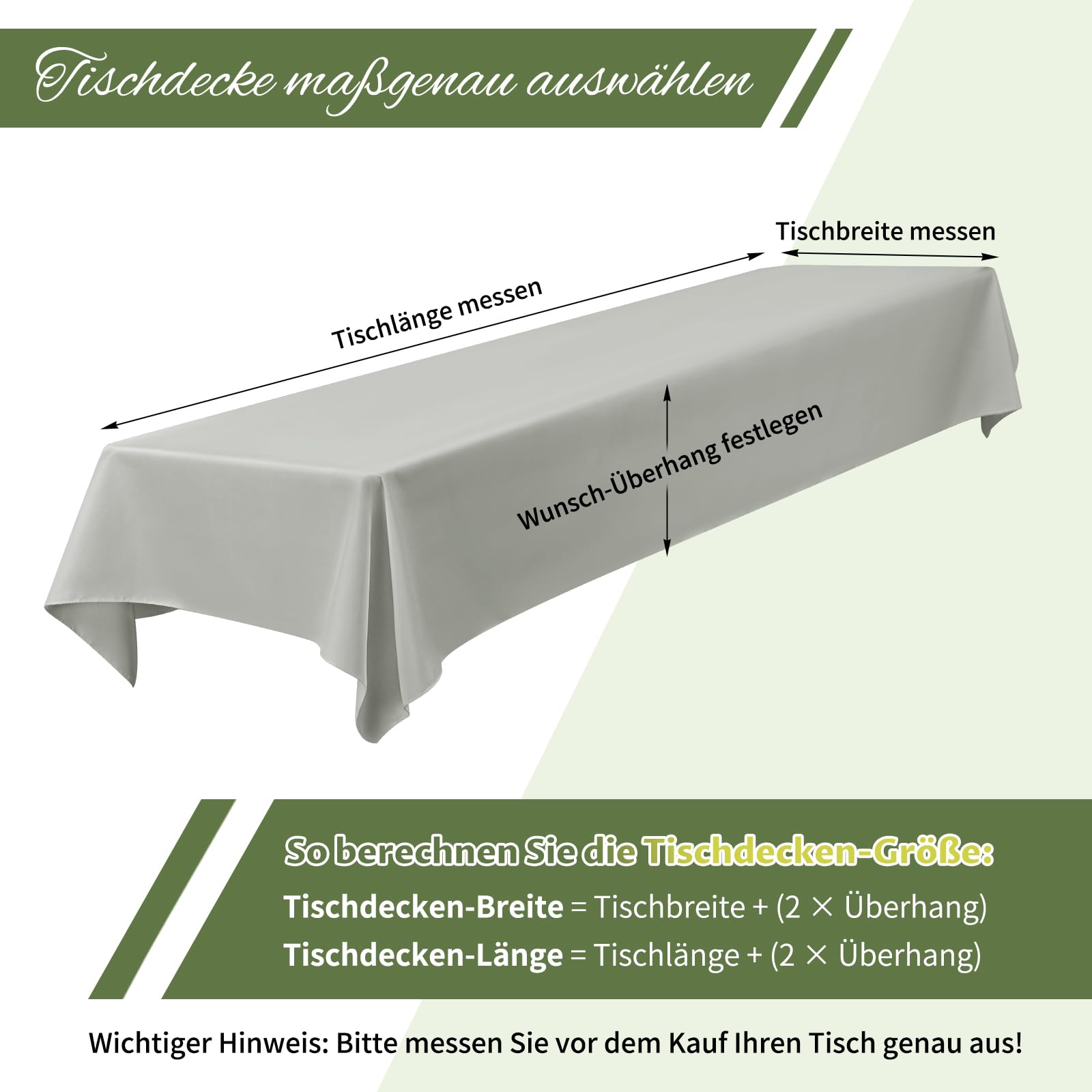 Teruntrue Juego de 10 manteles de cerveza, color gris claro, 250 x 100 cm, rectangular, lavable, poliéster, universal, para juegos de cerveza de 50 y 70 cm
