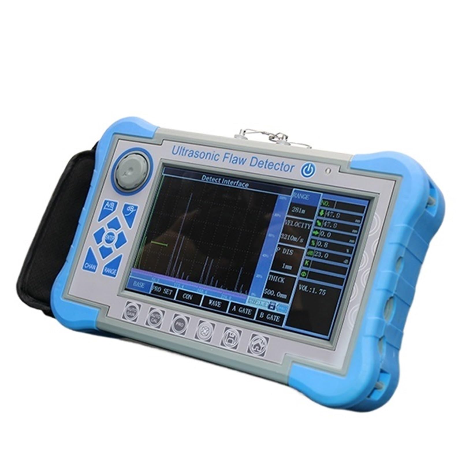 LNHHG Portable Phased Array Ultrasonic Flaw Detector Industrial Metal Crack Detector 7-inch TFT Color