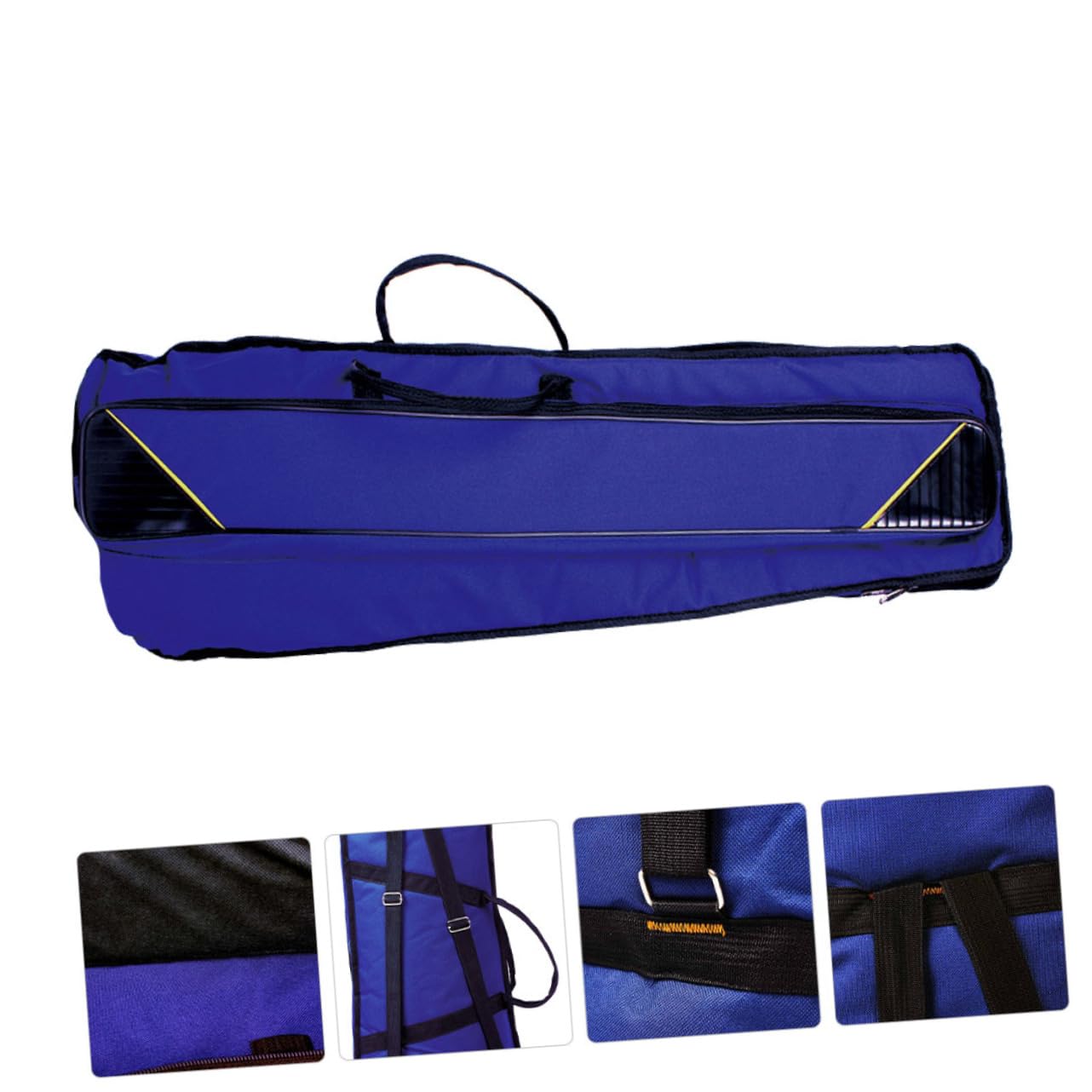 YARNOW Borsa Imbottita per Trombone Tracolla Regolabile e Fodera in Cotone, Custodia Morbida per Principianti del Trombone