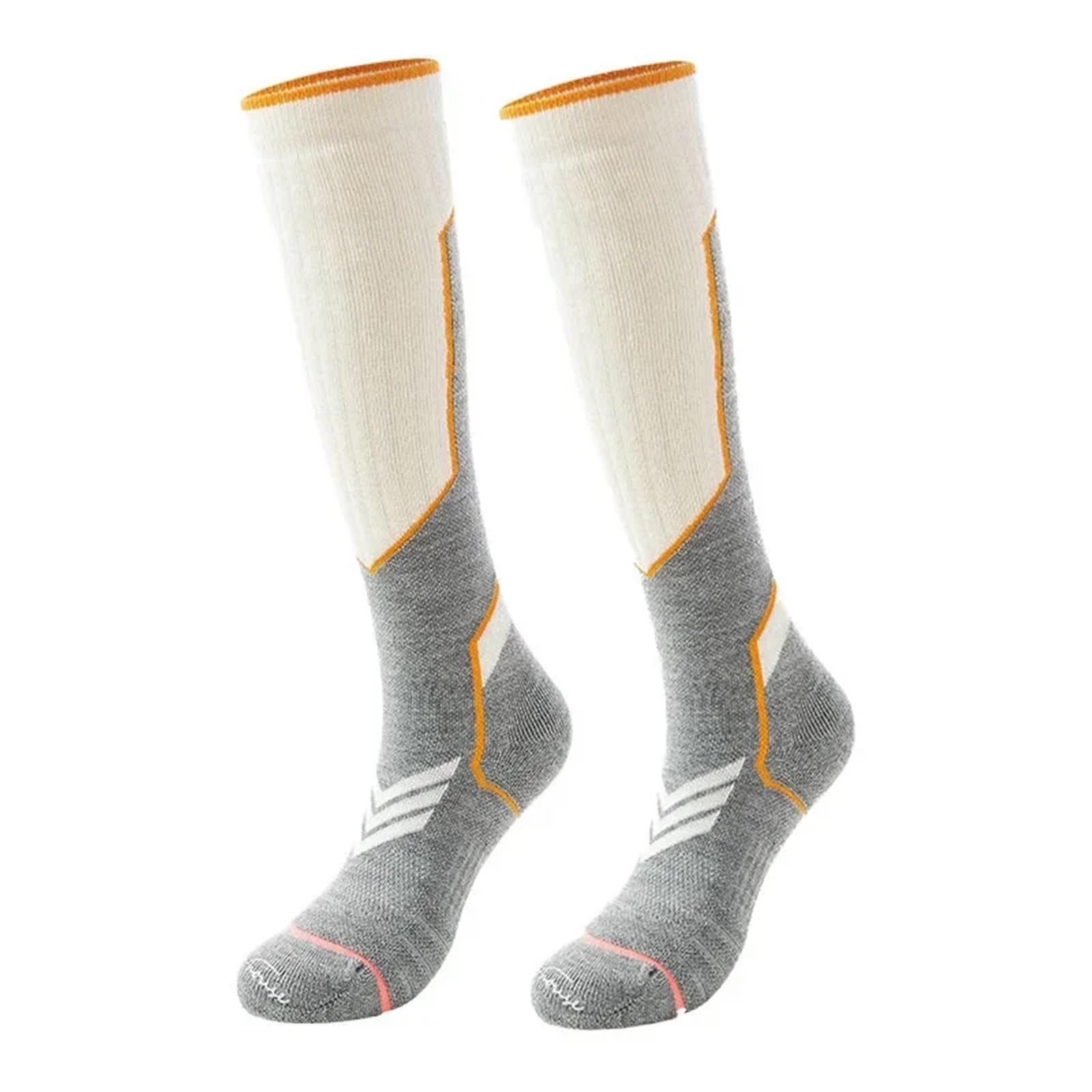 Chaussette Ski Chaussettes de Ski for Femmes, Chaudes, Coupe-Vent, Respirantes, Souples, for Adultes, résistantes, antidérapantes, for Le Sport et Snowboard(Green)
