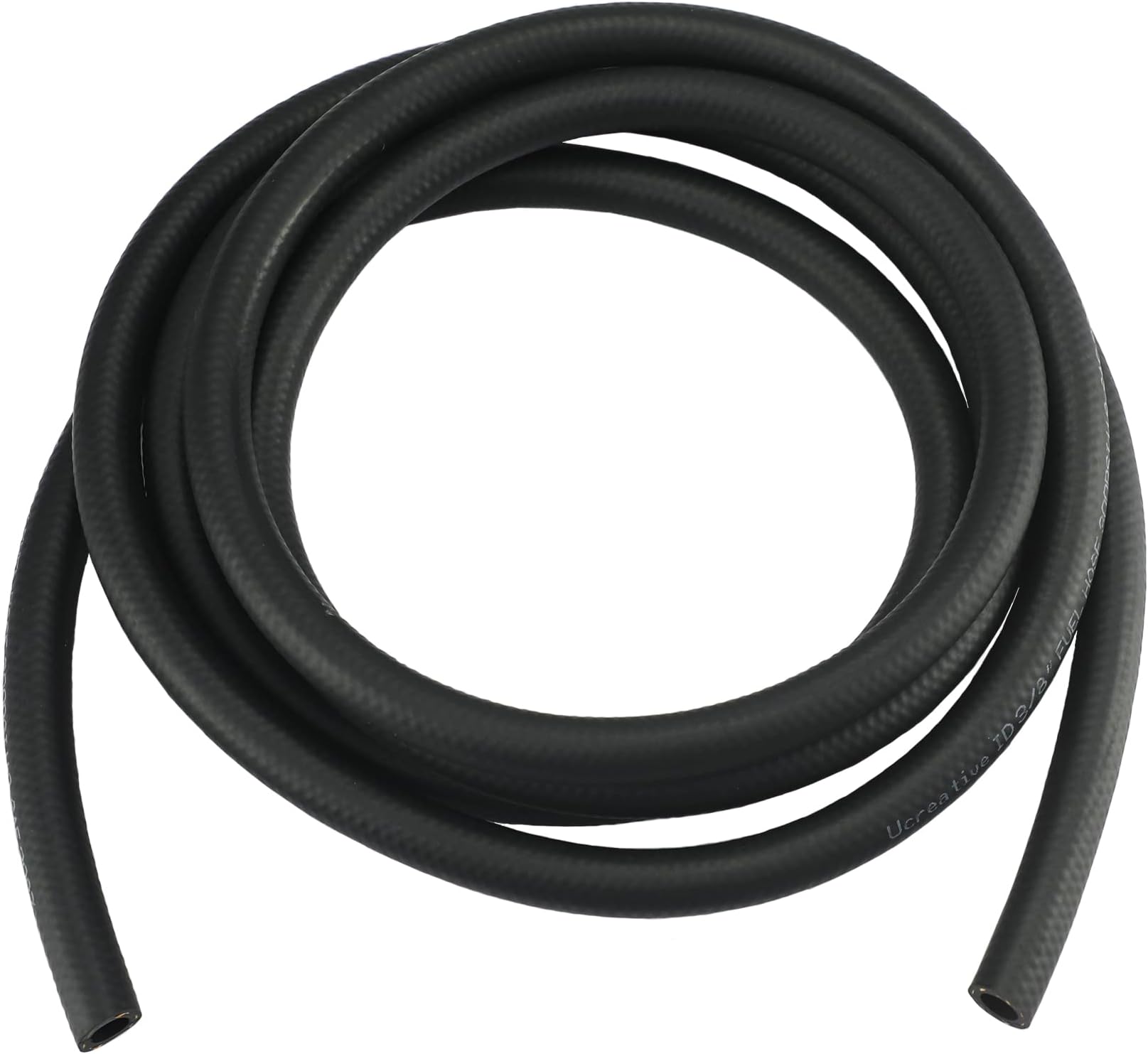 Ucreative 3/8 Inch x 20FT Fuel Line Hose Push Lock Fuel Hose Rubber NBR SAE 30R7
