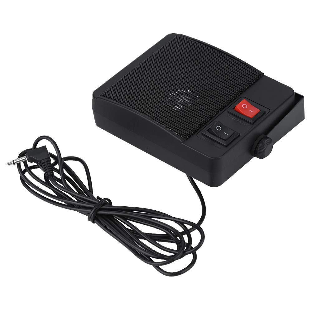 VBESTLIFE Altoparlante Esterno, Radio bidirezionale Mini Walkie Talkie Altoparlante Esterno per autoradio