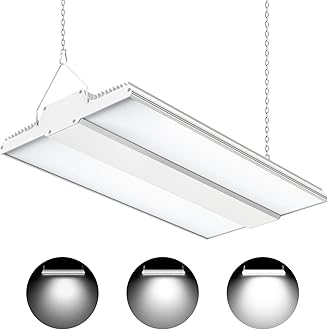 ADUB 150W LED High Bay Light 22,500LM, 1.3FT High Bay LED Shop Light, 5000K Hanging Linear LED Light Fixtures Commercial Bay Lighting for Warehouse Garage Workshop Barn, UL Listed