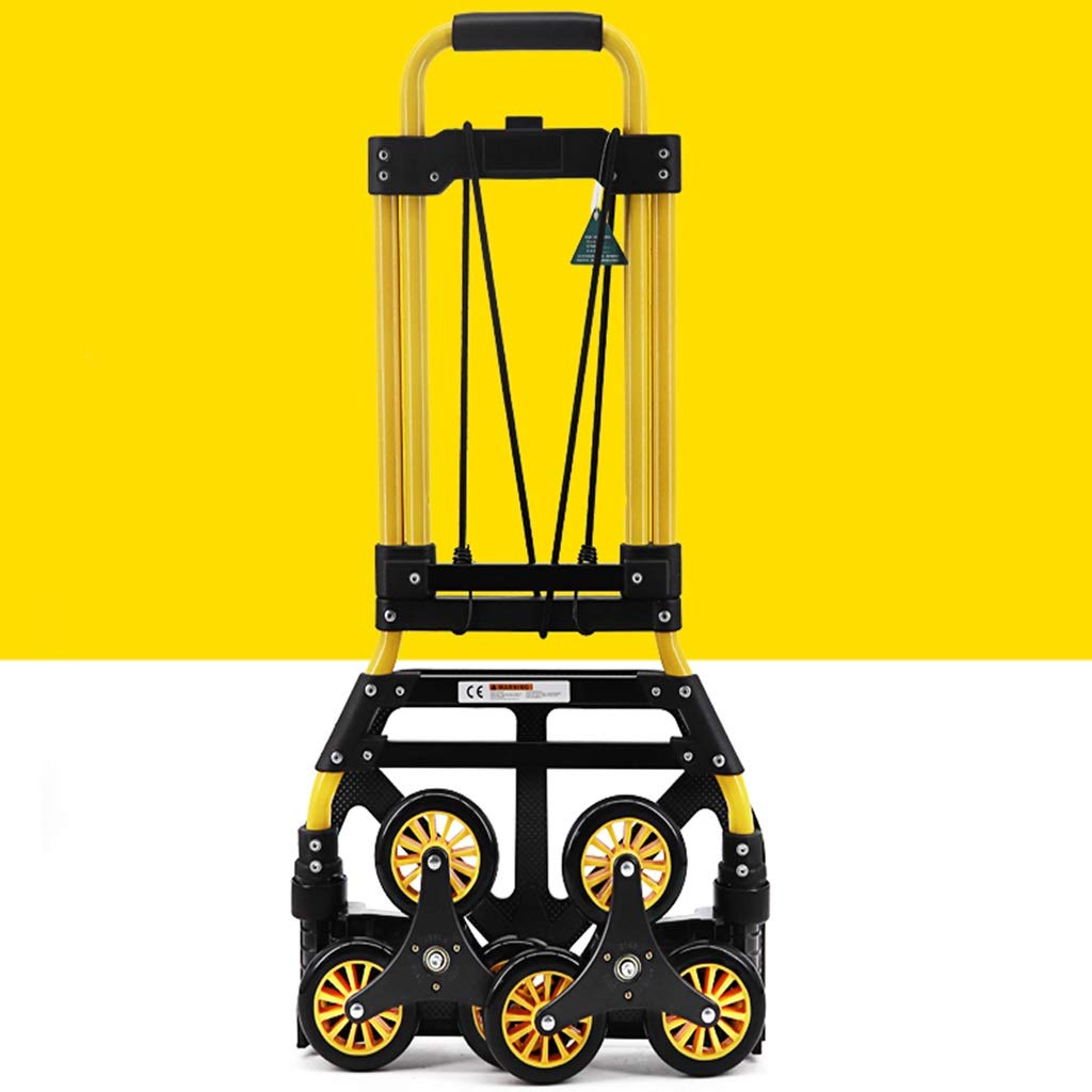 Camion a Mano Supermercato Portatile Carrello Della Spesa Drogheria, Carrello per Scale Rampicanti, Carrello per la Casa, Pull Merci Pieghevole, Carrello Pieghevole in Lega Di Alluminio, Carrel
